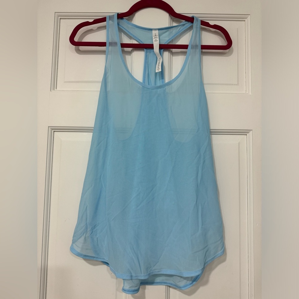 Lululemon 105 Singlet Tank in Pastel Blue
